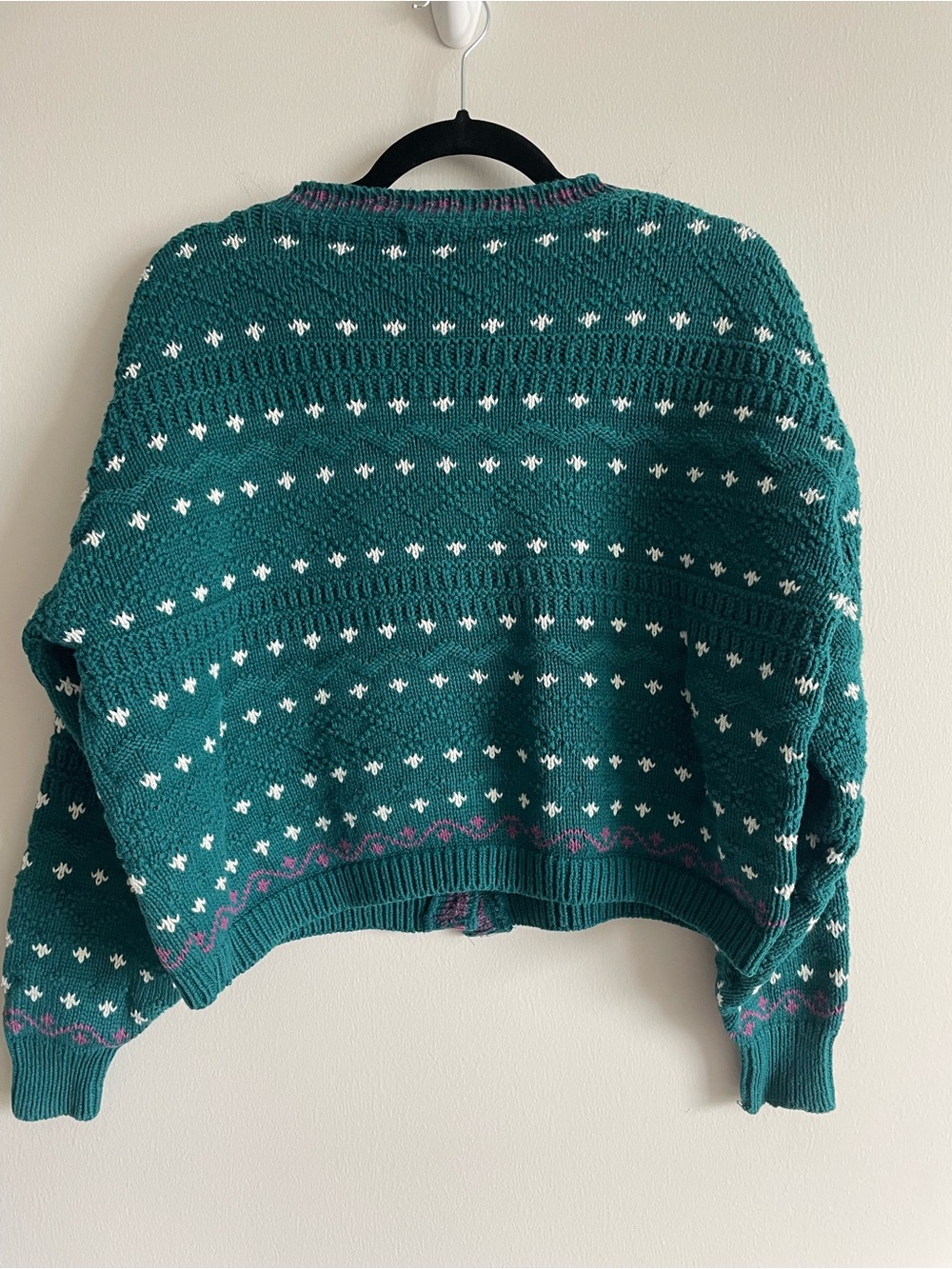 Vintage 90s American Eagle Outfitters knit cardigan grandpa cozy cottage L - Picture 8 of 8